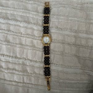 Tortoise Brown & Gold Quartz Watch
